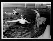 Women's water polo practice